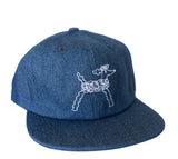 Denim Poodle Cap