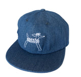 Denim Poodle Cap