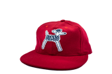 Ebbets Field Red Poodle Ballcap